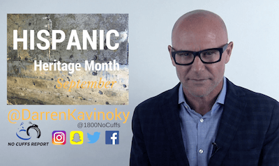 Darren Kavinoky speaking about Hispanic Heritage Month